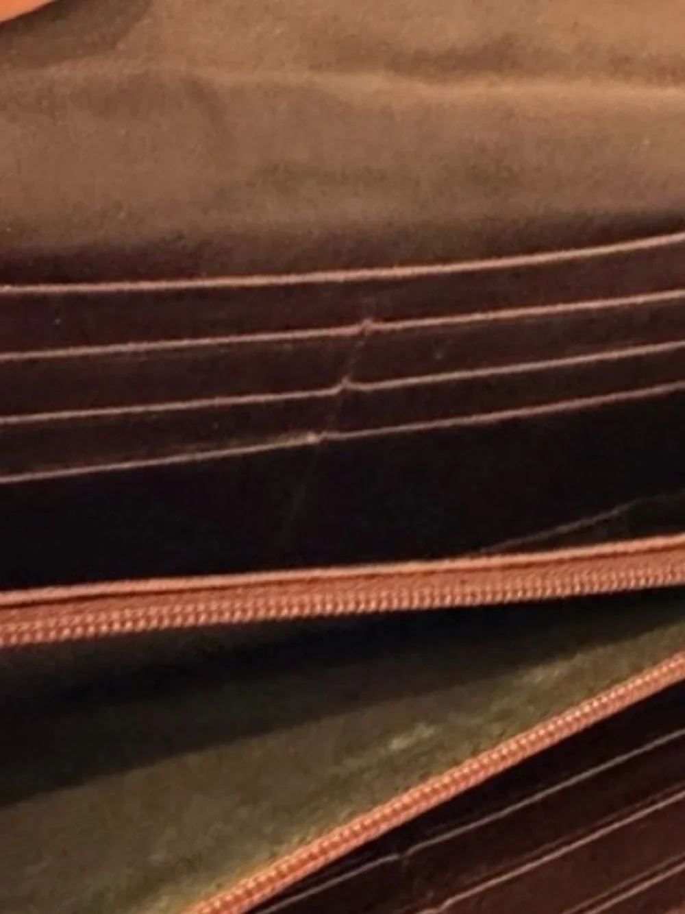 Gucci Dark Brown Embossed Leather Wallet